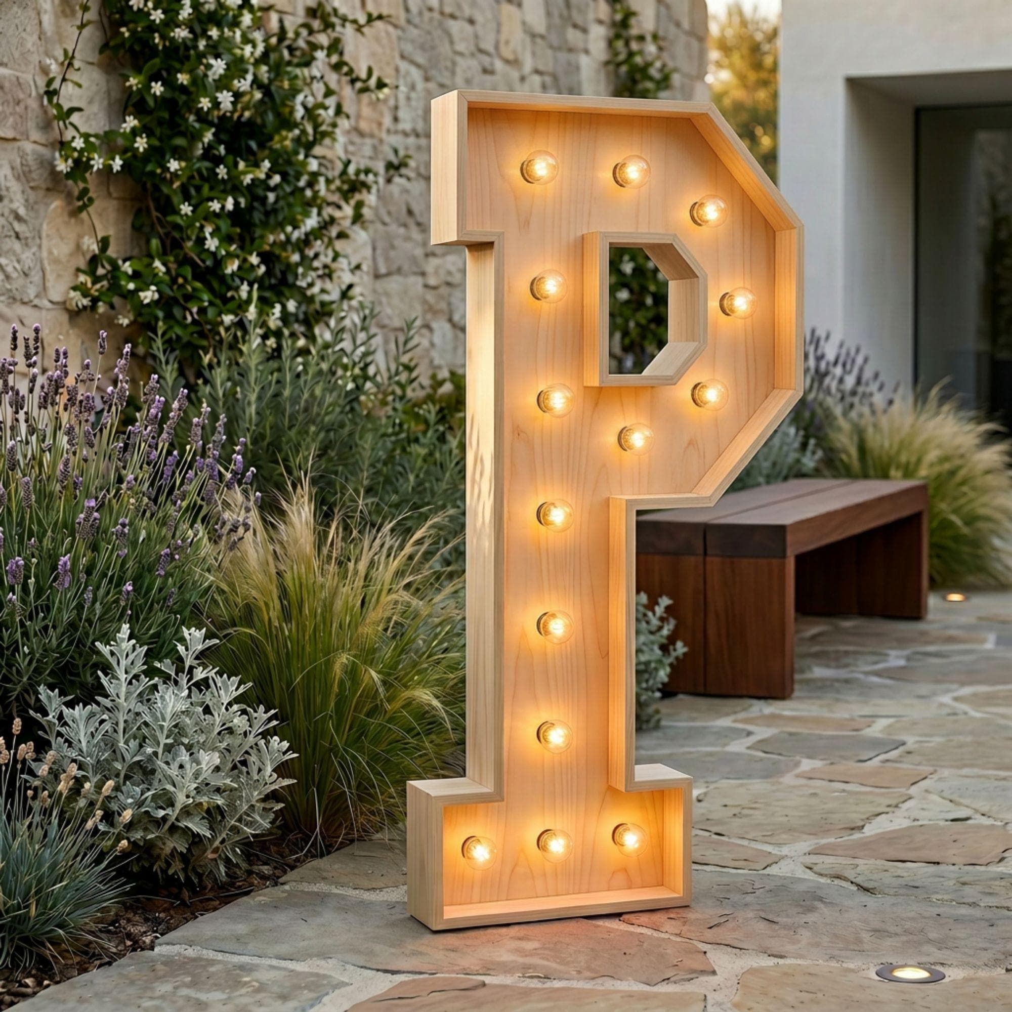 4ft Marquee Letter P Template PDF | Diy Giant Light Up Letter Svg, Dxf, Pdf Blueprint